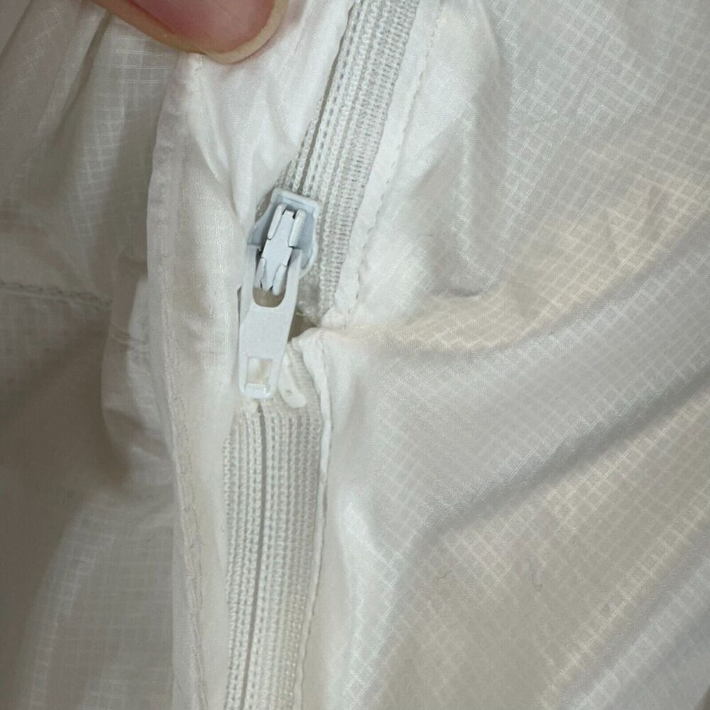 Nike Golf Convertible Hooded Jacket Vest White S Zip Up Long Sleeve Lightweight - Picture 6 of 11